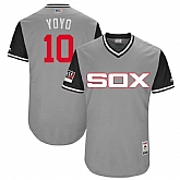 White Sox 10 Yoan Moncada Yoyo Gray 2018 Players Weekend Stitched Jersey Dzhi,baseball caps,new era cap wholesale,wholesale hats